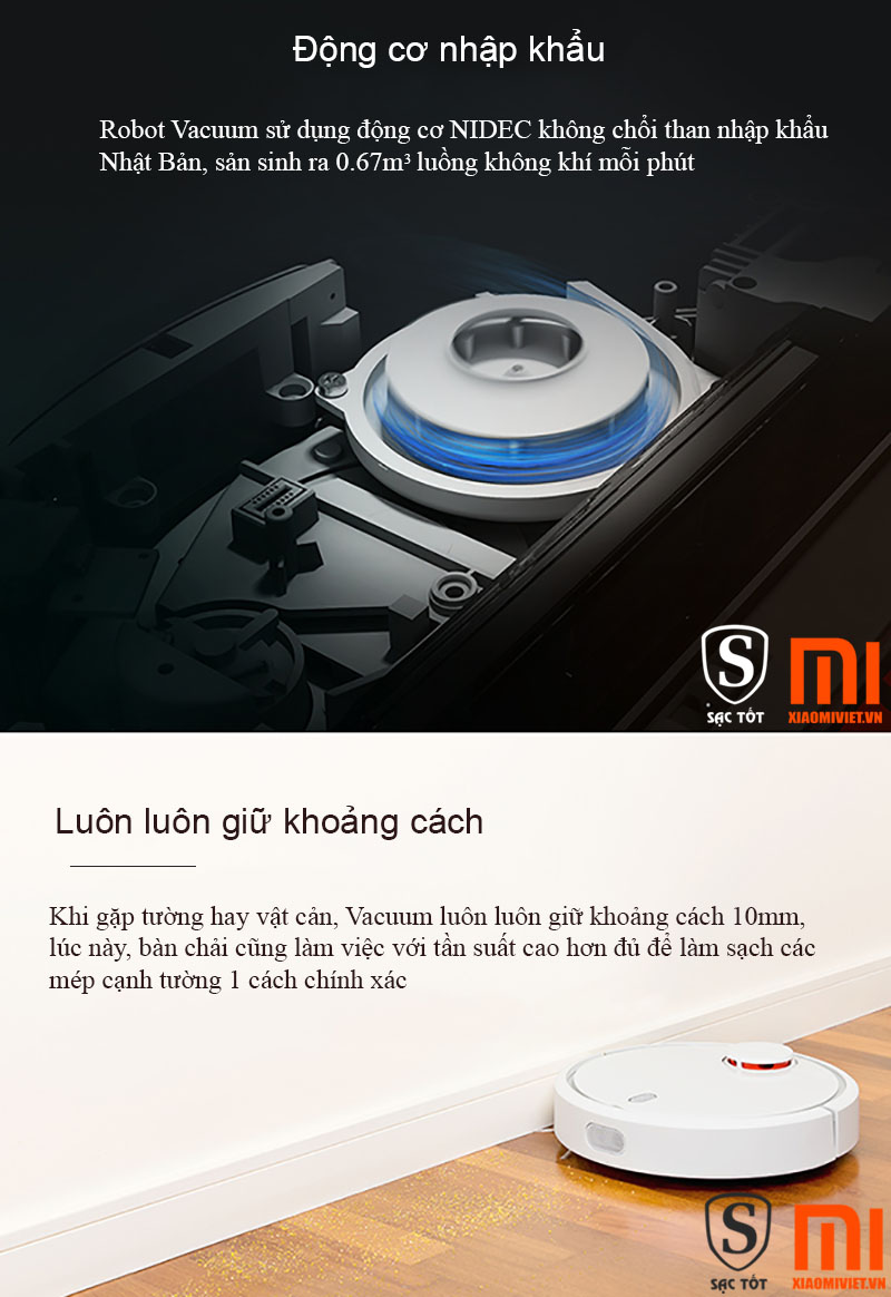 Robot Hút Bụi Dọn Nhà Xiaomi Mi Robot Vacuum
