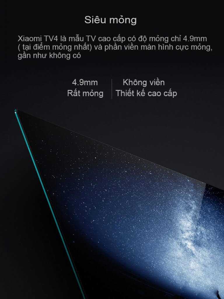 Những lý do bạn không nên bỏ qua Tivi Thông Minh Xiaomi Mi TV4 49-inch