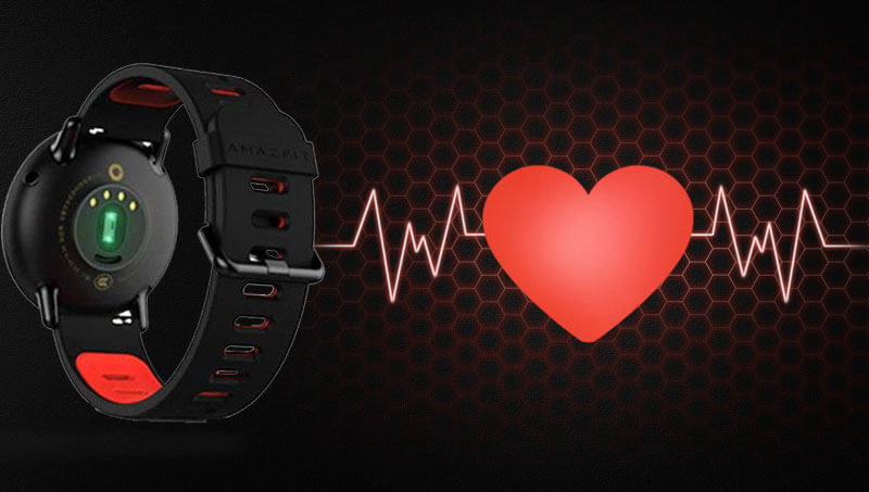 Đồng hồ thông minh AMAZFIT PACE có tính năng đo nhịp tim