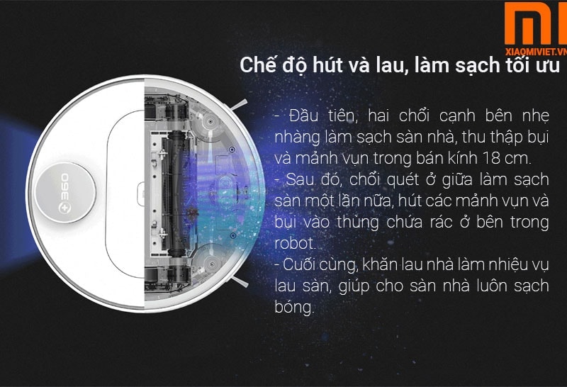 robot hút bụi Qihoo 360 S6