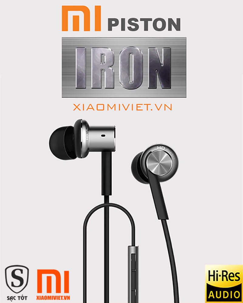 Tai Nghe Xiaomi Piston Iron 4.0 (HD Audio)
