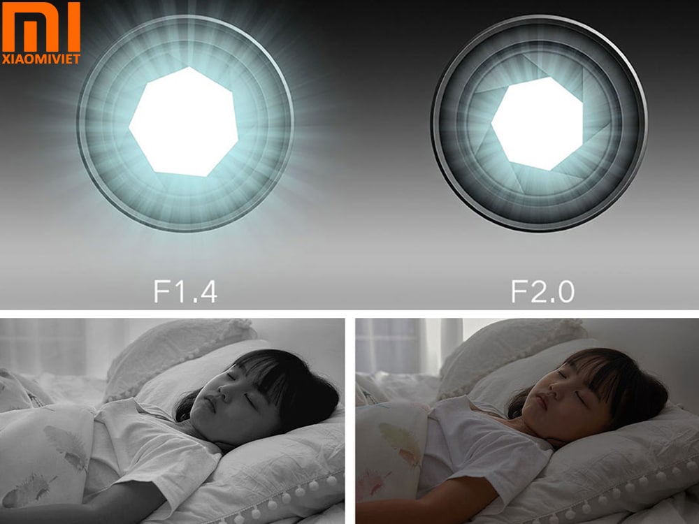 Camera Xiaomi Mi 360 Độ 2K cho khả năng quan sát tốt trong điều kiện thiếu sáng