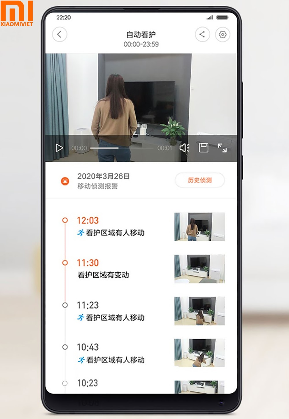 Camera Xiaomi Mi 360 Độ 2K cho khả năng nhận diện và cảnh báo chính xác 