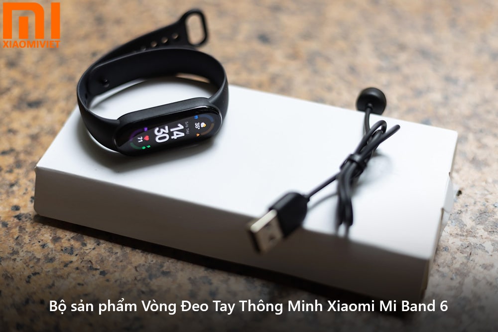 Bộ sản phẩm Vòng Đeo Tay Thông Minh Xiaomi Mi Band 6