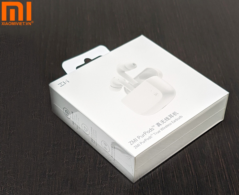 Hộp sản phẩm tai nghe Xiaomi ZMI PurPods TW101ZM