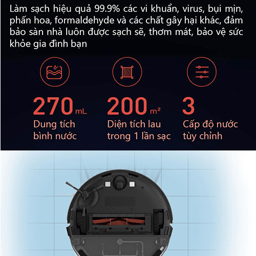 Robot hút bụi lau nhà Xiaomi Dreame D9 Pro - Chính Hãng - Quốc Tế