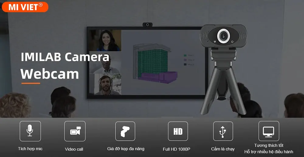 Webcam Full HD 1080p Imilab Xiaomi W88 CMSXJ22A