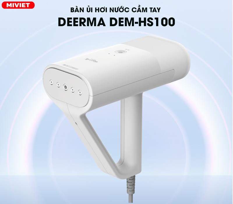 Bàn ủi hơi nước cầm tay Deerma DEM-GT106 Thiết kế hiện đại, cá tính, lực  hút lớn, chính hãng giá rẻ