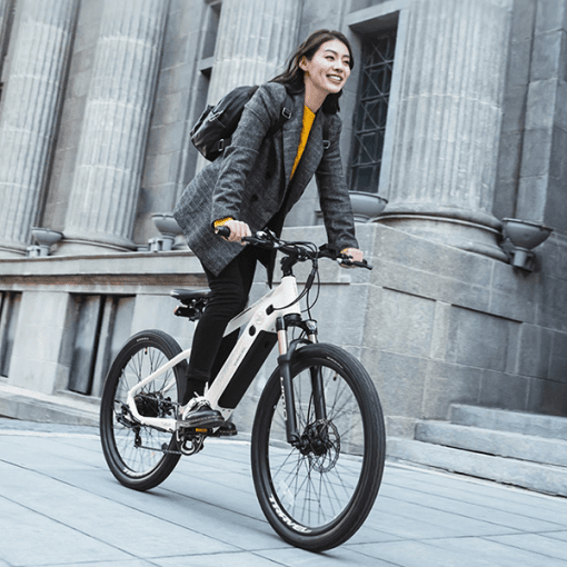Xe đạp điện trợ lực Xiaomi Himo C26 - Quốc tế 2023 - Chế độ điện và trợ lực - Bản 35km/h (Xám/ Trắng)