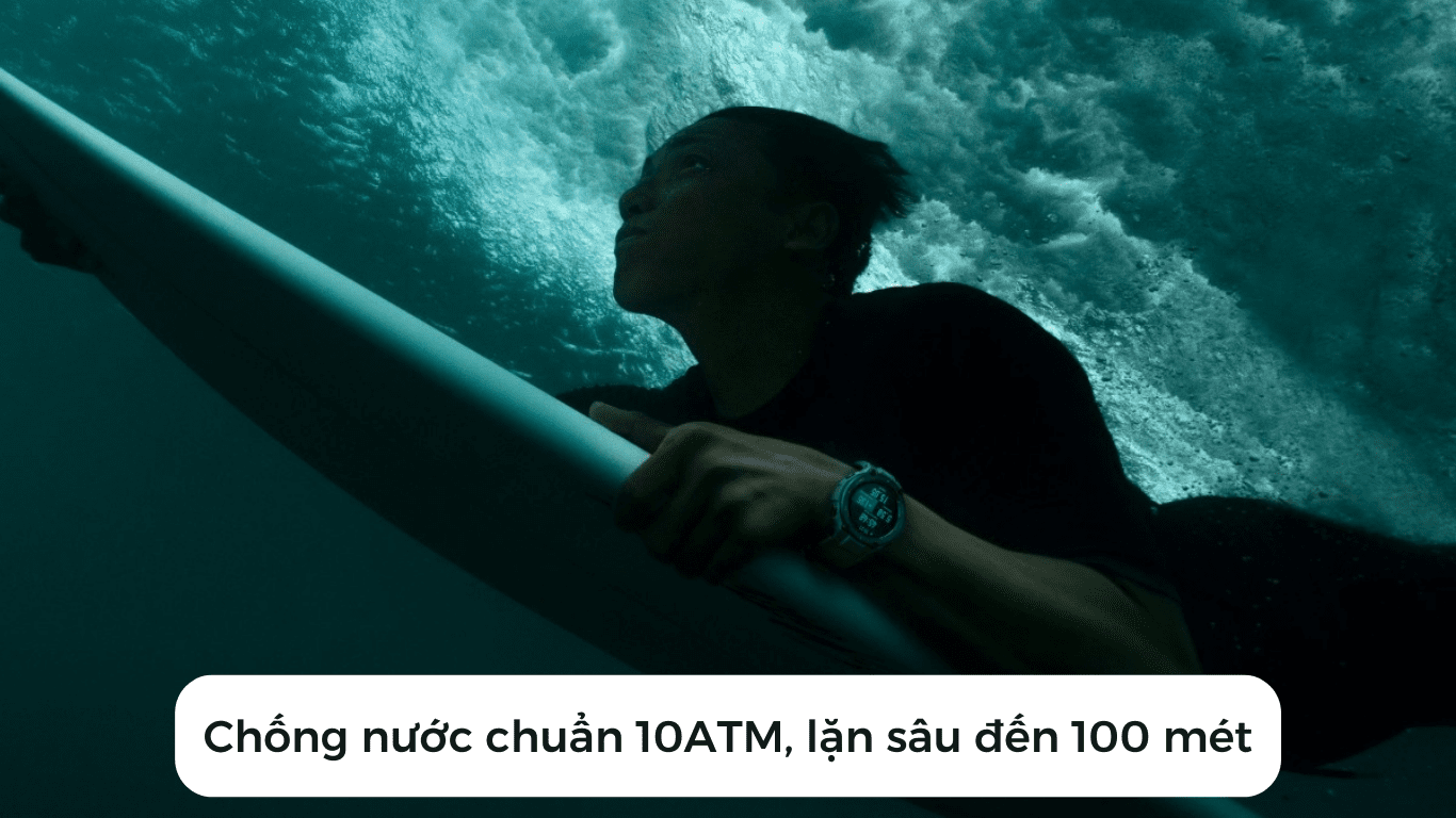 Đồng hồ thông minh chống nước chuẩn 10ATM