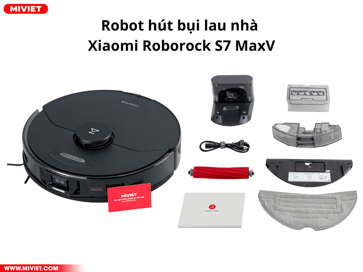 Top 8 Robot Hút Bụi Lau Nhà Tốt Nhất Hiện Nay - Roborock S7 MaxV