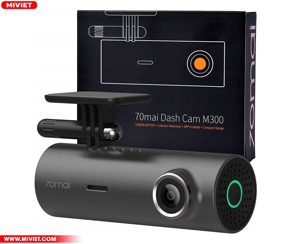 Bộ sản phẩm camera hành trình 70Mai M300 - Phiên bản Quốc Tế