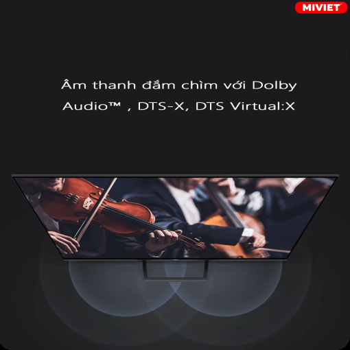 Đắm chìm với công nghệ âm thanh  Dolby Audio™, DTS-X và DTS Virtual:X.