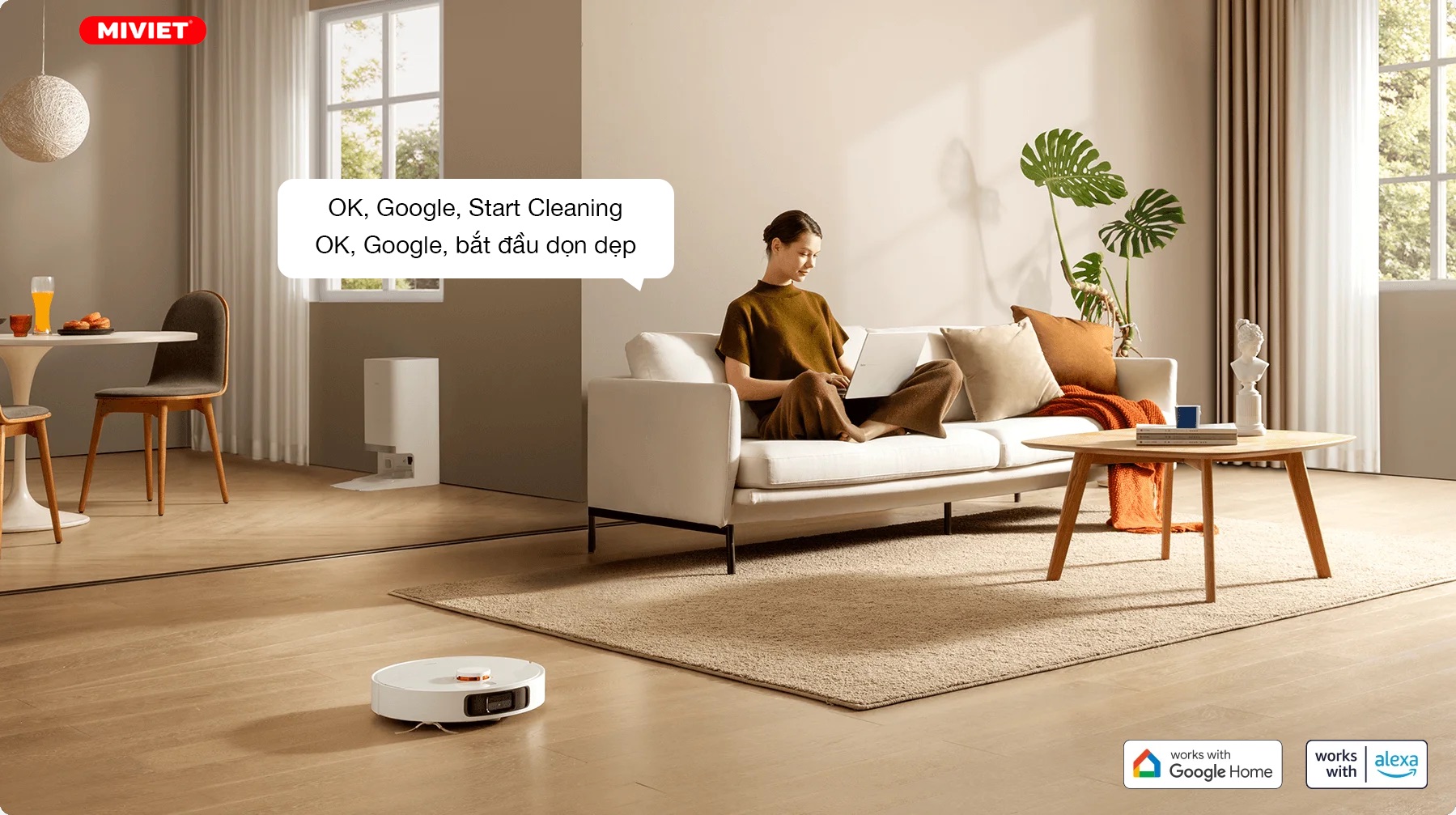 Robot hút bụi Xiaomi Vacuum X20 Plus (X20+) - Bản quốc tế - Chính hãng