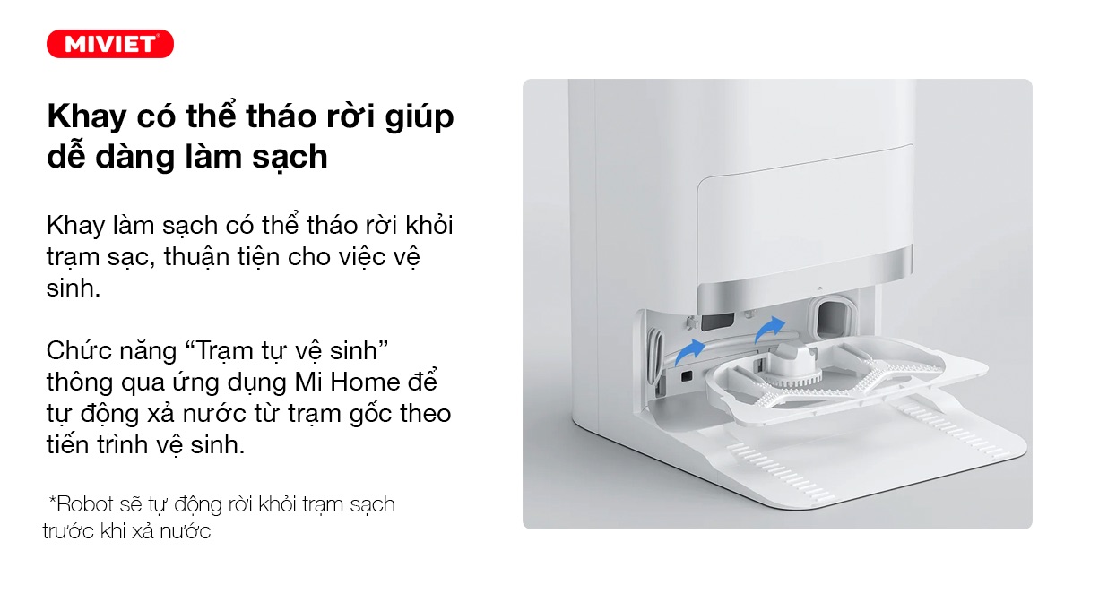 Robot hút bụi Xiaomi Vacuum X20 Plus (X20+) - Bản quốc tế - Chính hãng