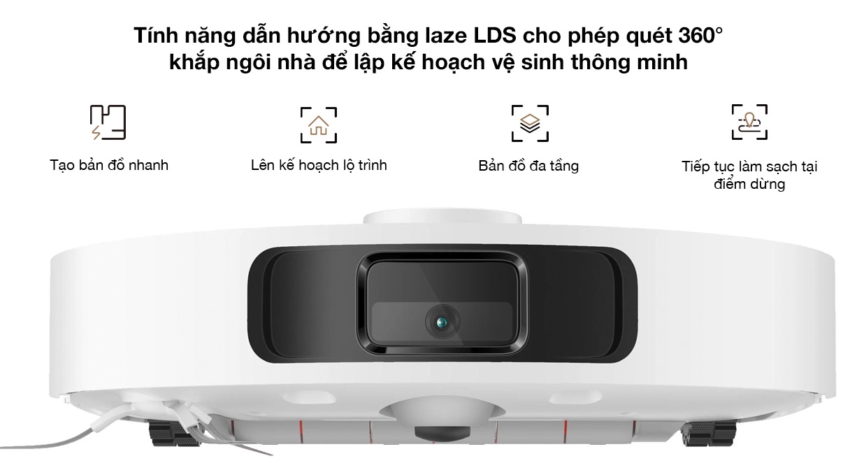 Robot hút bụi Xiaomi Vacuum X20 Plus (X20+) - Bản quốc tế - Chính hãng