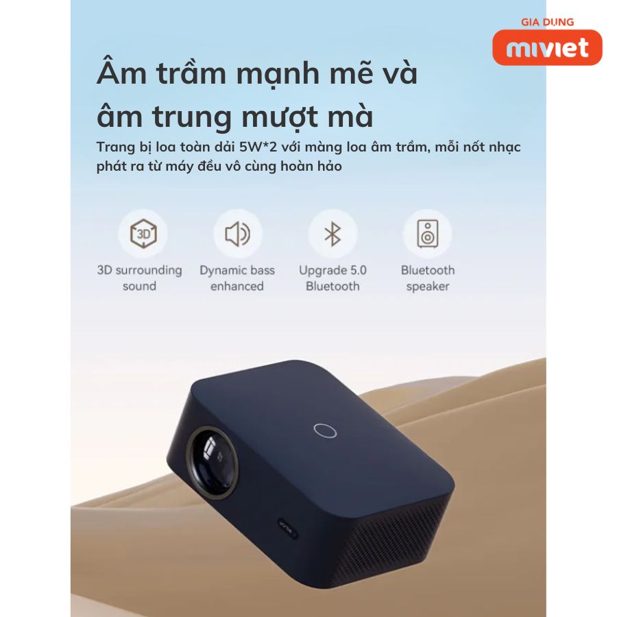 Máy Chiếu Mini Xiaomi Wanbo X2 Max - Chính hãng