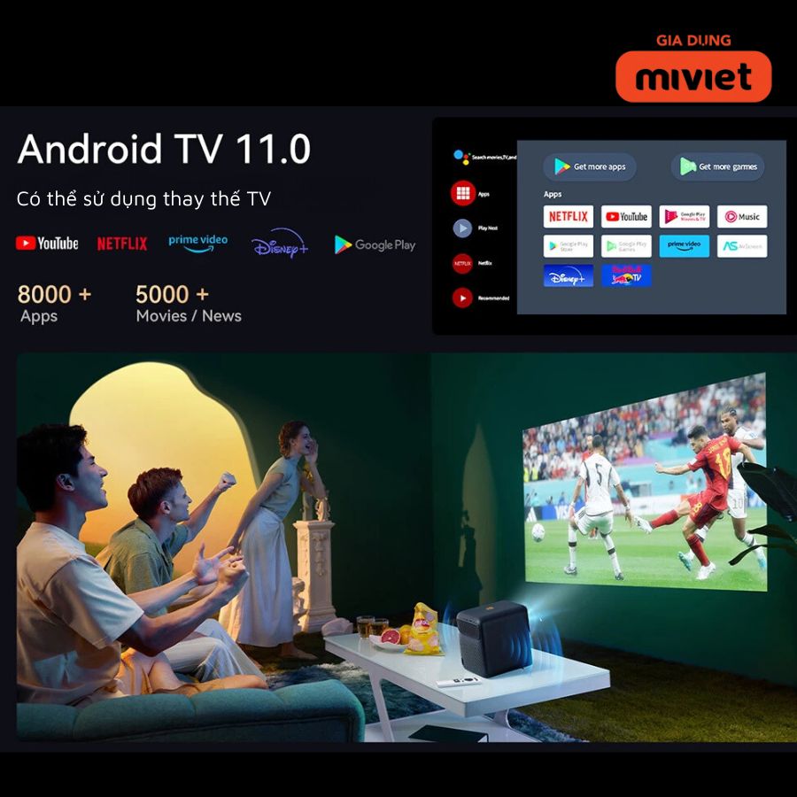 Máy Chiếu Mini Xiaomi Wanbo Mozart 1 Pro - Chính hãng