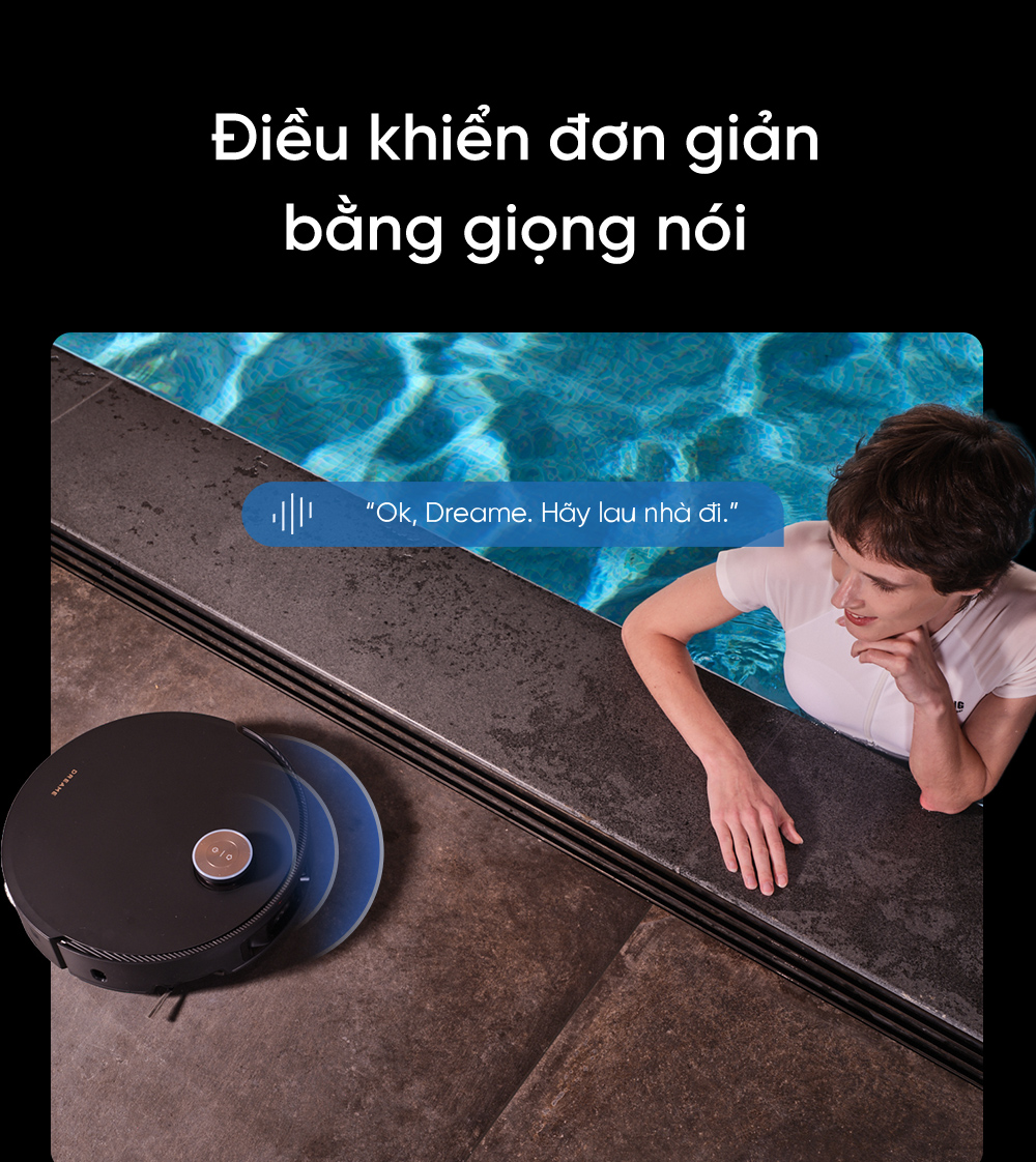 Robot hút bụi lau nhà thông minh chiến binh vượt địa hình Dreame X50 Ultra