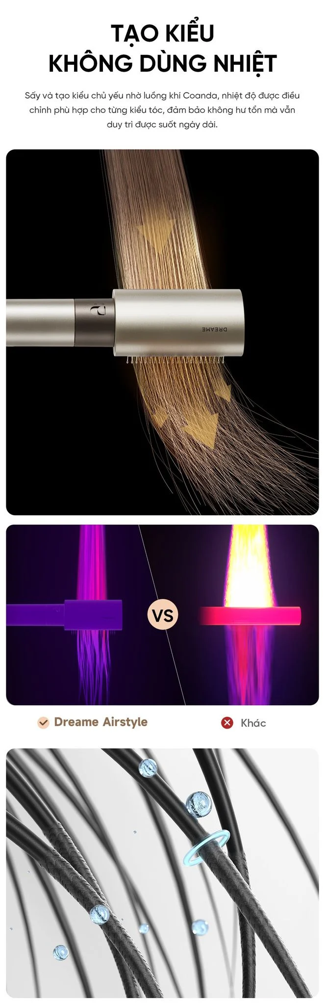 Máy sấy và tạo kiểu 5 trong 1 Dreame Airstyle - Chính hãng